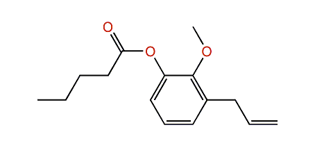 3-Allyl-2-methoxyphenyl pentanoate